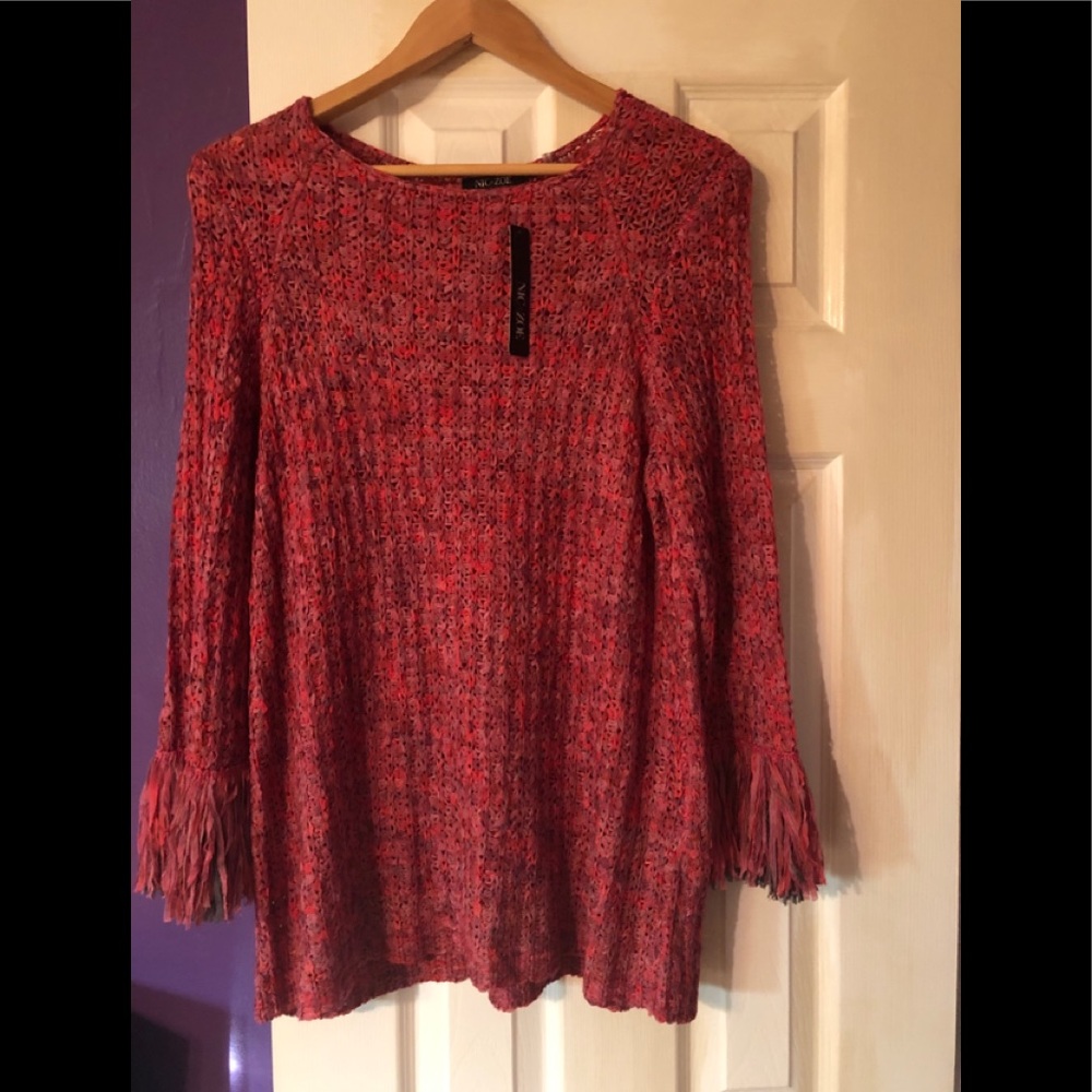Nic&Zoe crocheted sweater